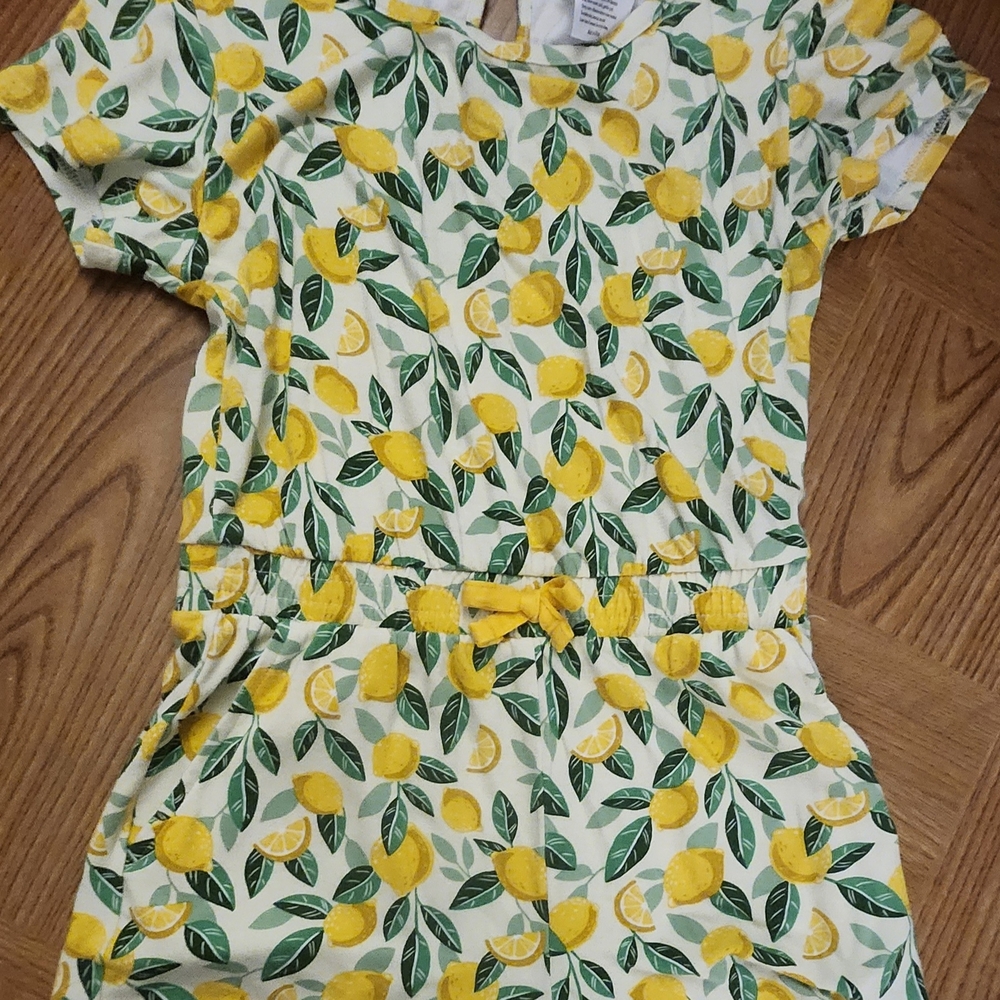 Lemon Print Kids Bottoms